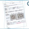 IVF Cycle Report Template with Image Holder