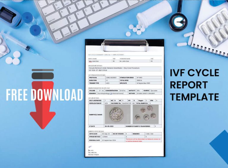 IVF Cycle Report Template | Embryology & IVF Training